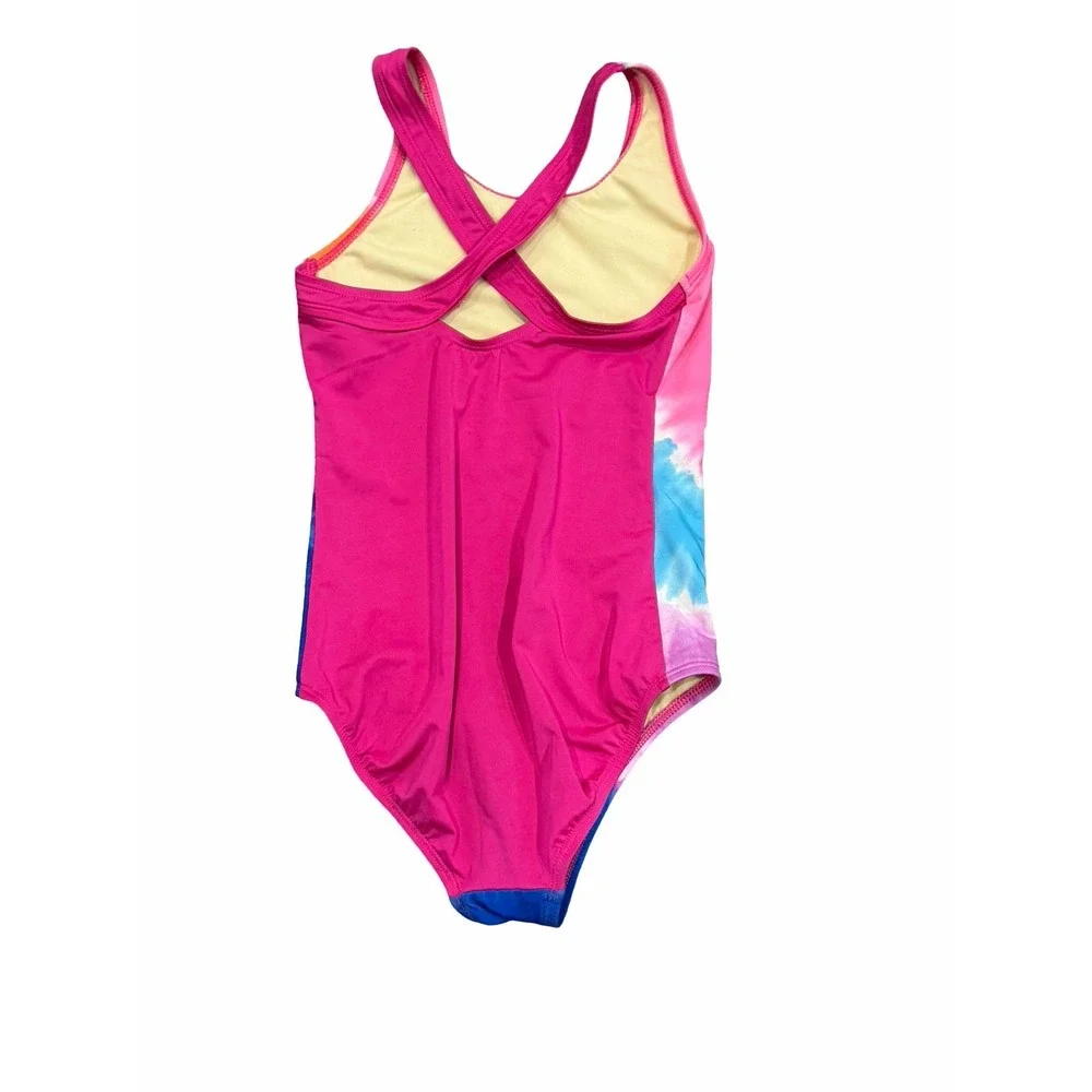 Lands' End Kamu 6-8 One Piece Swimsuit Bathing Suit Lot Bundle Solid Floral
